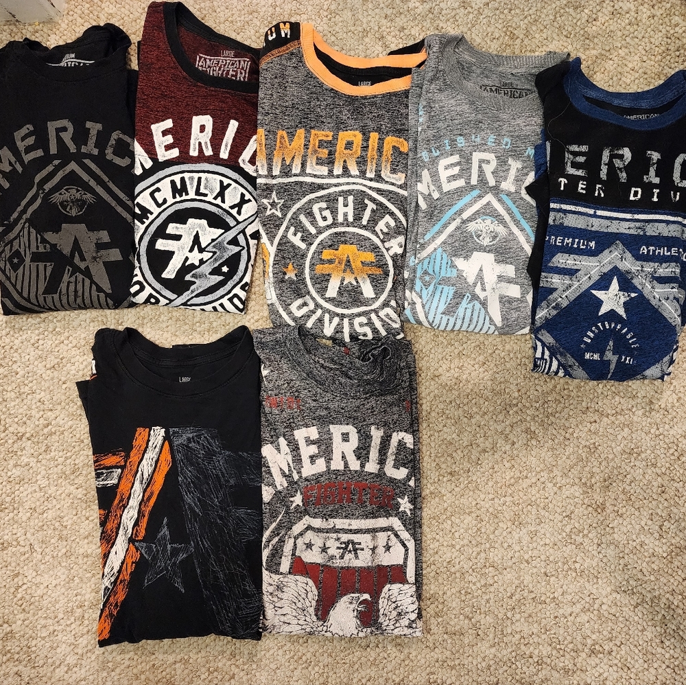 American Fighter Tee Bundle Mens size Large